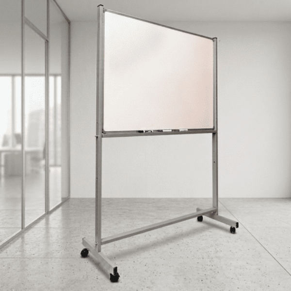 whiteboard with stand for office meetings