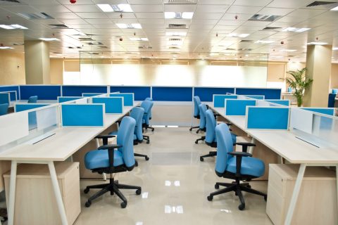 office partitioned workstation